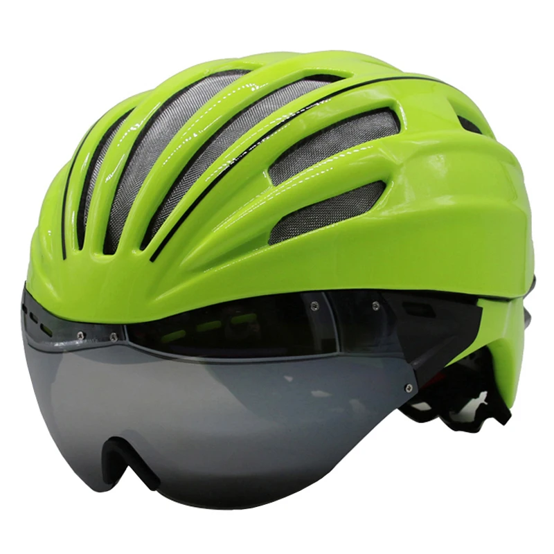 Goggles Cycling Helmet Road Mountain MTB Bicycle Helmet Casco Ciclismo Ultralight In mold Bike