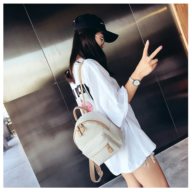Pequena e Bonita Casual de Ombro para Meninas Mochila Feminina Bolsa Adolescentes 14 Mochila feminina pequena e bonita, bolsa casual