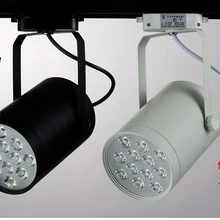 20 шт DHL 12 w светодиодный Трековый светильник Светодиодный прожектор на подтяжках в собранном или потолочный светодиодный Трек освещение для магазина одежды драгоценный камень магазин showroom