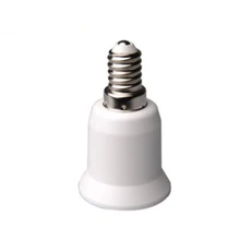 E14 к E27 светильник адаптер E14 к E27 патрон лампы конвертер, CE Rohs канделябр к эдисону Средний патрон адаптер