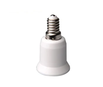 

E14 to E27 Light Socket adapter E14 to E27 lamp holder converter, CE Rohs Candelabra to Edison Medium Socket Adapter