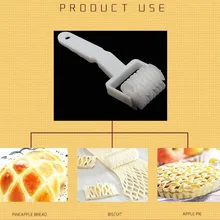 Инструмент для украшения выпечки в форме ролика из пластиковой решетки