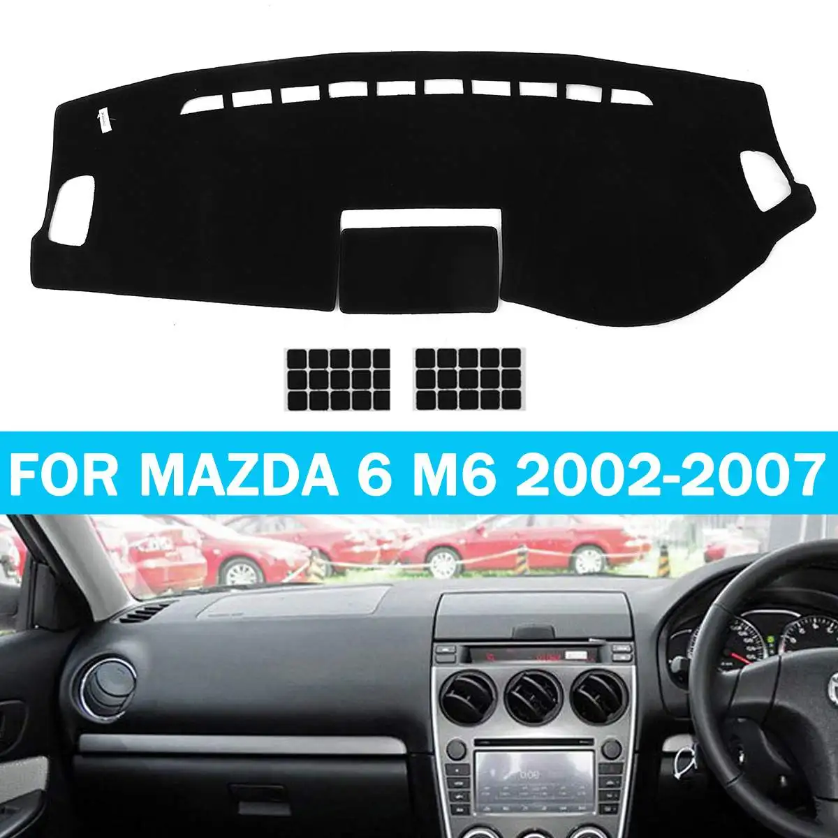 

Autoleader Dashmat Dashboard Mat Dash Board Cover Right Hand Mat For Mazda 6 M6 2002-2007