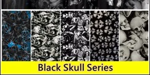 Черная и белая вода волна стиль переводная вода печать пленка для иммерсионной печати 0,5 м ПВА пленка HFJ0235