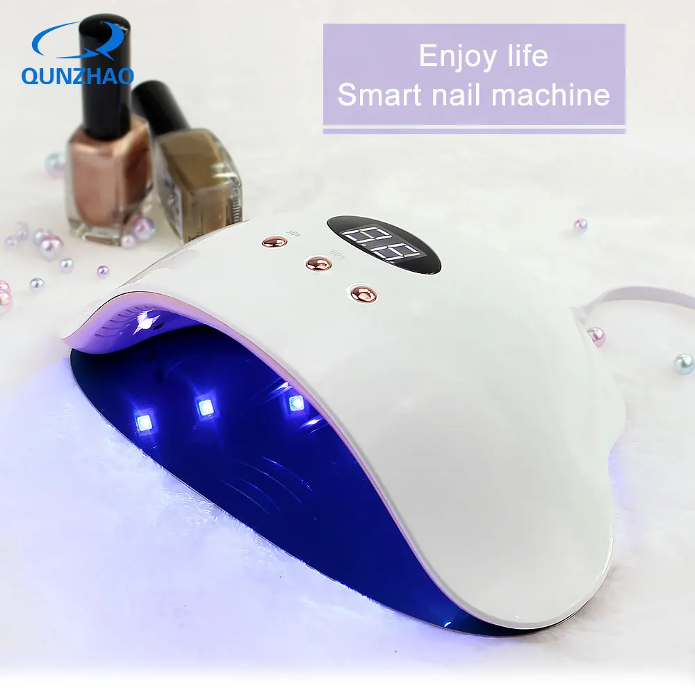 

Rainbow10 24W UV LED Nail Dryer Lamp with Auto On/Off Sensor Removable Base Plate for Curing Gel Nail Polish Nail Lamp Machine
