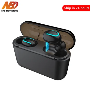 

NO-BORDERS Bluetooth 5.0 Q32 Earphones TWS Wireless Headphones Bluetooth Earphone Handsfree Sport Earbuds Sports Headset PK HBQ