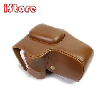 

Camera Bag For Canon EOS200D/200D II(18-55)Kit Travel logic PU Leather Cover Internal flocking protection camera