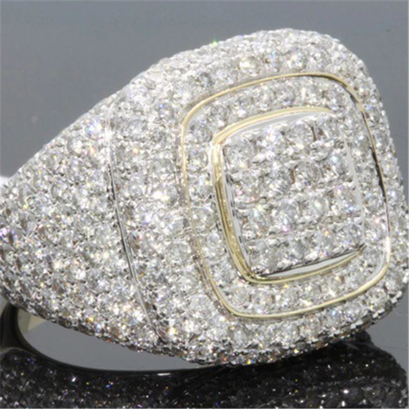 14K Gold Full Diamond Rings for Men Hip-hop Peridot Gemstone Anillos De Bizuteria Wedding Bague Sparkling diamond Jewelry Ring 14K Gold Full Diamond Rings for Men Hip-hop Peridot Gemstone Anillos De Bizuteria Wedding Bague Sparkling diamond Jewelry Ring