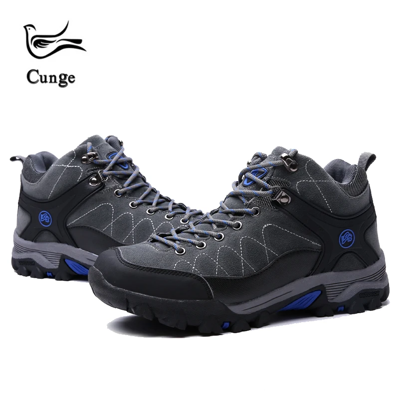 

cunge Outdoor Hiking Shoes for male Plus/Big Size 36~45 Army Wearable Mountain Climbing Athletic Sneakers waterproof sport shoes