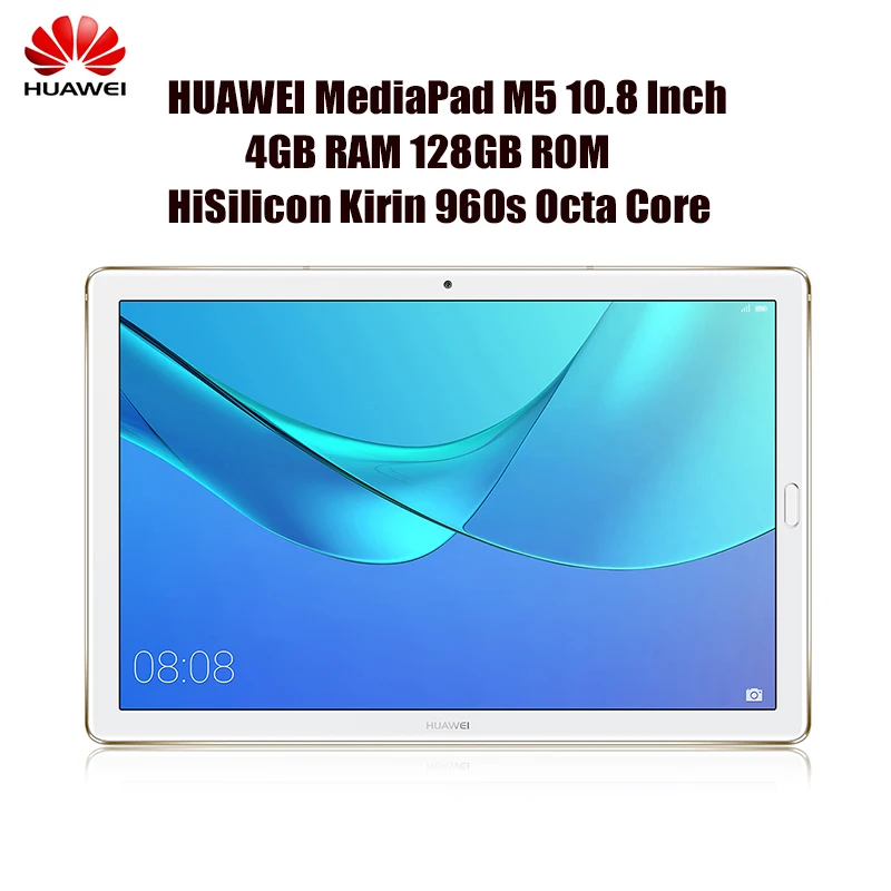 

HUAWEI MediaPad M5 CMR-W09C 10.8'' 2560*1600 IPS Screen Android 8.0 Tablets PC HiSilicon Kirin 960s Octa Core 4GB+128GB Tablet
