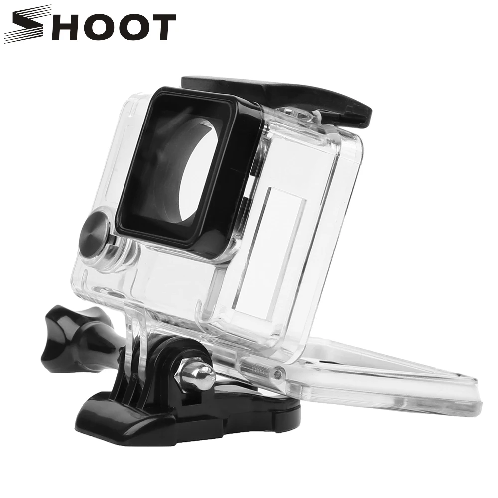 

SHOOT Side Open Protective Housing Case for Gopro Hero 3+/4 Camera for Go pro 4 Accessories