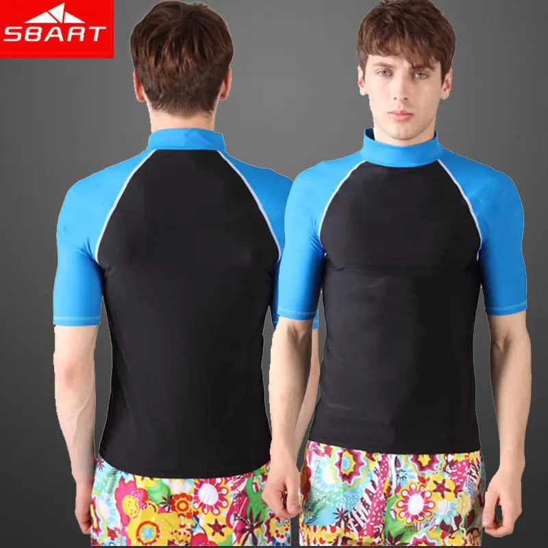 SBART Rash Guard Men Short Sleeve 2015 UV Protection UPF50 Windsurf ...