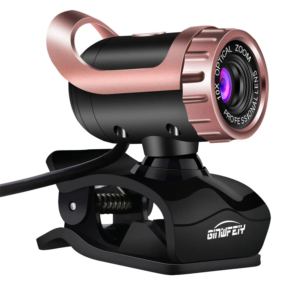 CARPRIE веб камера USB высокой четкости 360 градусов MIC Clip on для Youtube компьютера ПК