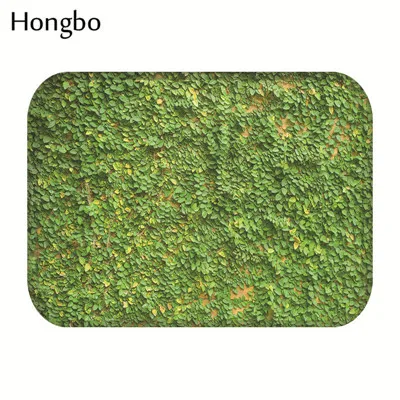 Hongbo Противоскользящие коврики с изображением пейзажа и листьев, прямоугольный коврик 40*60 см, коврики для входной двери, моющиеся, для кухни, пола, ванной комнаты - Цвет: 40