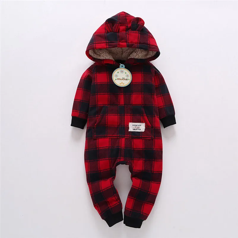 hot !! plaid baby rompers clothes for newborn baby fashionable clothes conjunto infantil dropshipping 4OT23