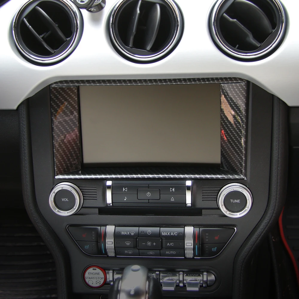 MOPAI ABS Автомобильный интерьер формовочная навигация gps рамка декоративная крышка Накладка наклейки для Ford Mustang вверх Стайлинг автомобиля