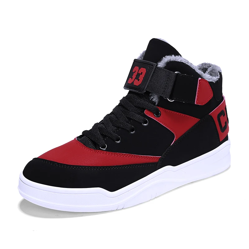 

New Brand Flat Men's Shoes Autumn Winter Ankle Boots Male Snow Boots Casual Fur Warm Men Shoes