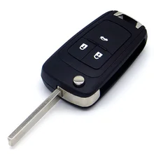 WhatsKey 3 Buttons Folding Car Key Shell Remote Flip Key Fob Case For Opel Vauxhall Astra H Insignia J Vectra C Omega G Corsa D