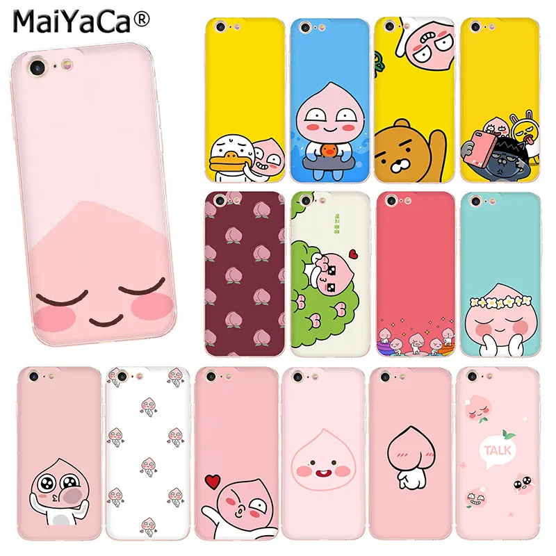 

MaiYaCa Korean cartoon funny cocoa friend Unique Design Fashion phone Case for iPhone8 7 6 6S Plus X 10 5 5S SE XR XS XS MAX