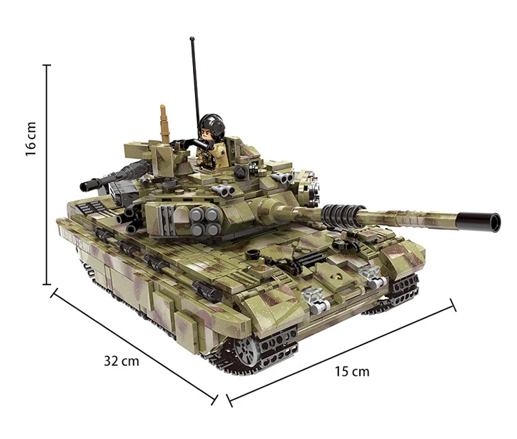 XINGBAO 06015 Военная серия Танк скорпиона тигра набор конкурентов с Lego блоки кирпичи