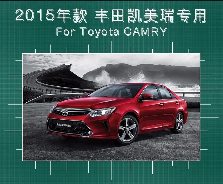 KOWELL автомобильный Стайлинг для Toyota Camry V55 светодиодный Camry фары drl Объектив двойной луч H7 HID Xenon