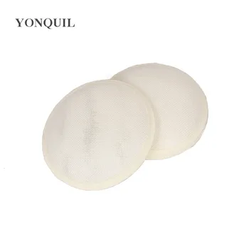 

13CM Ivory millinery imitation SINAMAY fascinator base mini top party hats DIY hair accessories material HIGH QUALITY 20 colors
