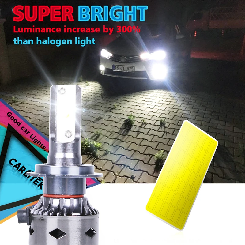 CARLitek h11 led 6000 k противотуманная фара передняя Светодиодная лампа фары автомобиля h