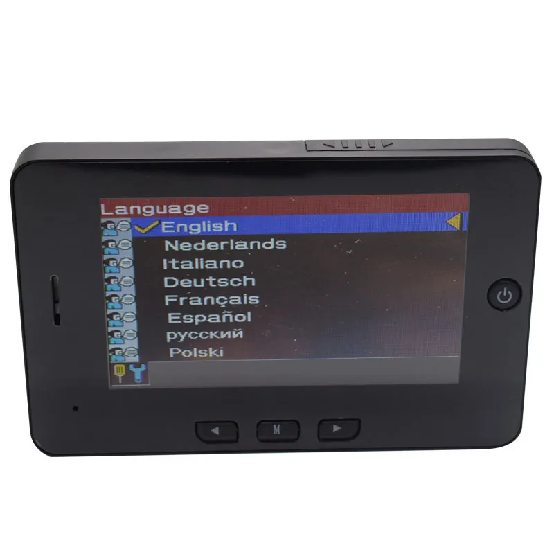 imágenes para Ruso 4.3 "TFT Pantalla multi-idiomas de Puerta Digital Mirilla Visor de visión Nocturna Cámara Grabadora de Vídeo Timbre de La Puerta imágenes para Ruso 4.3 "TFT Pantalla multi-idiomas de Puerta Digital Mirilla Visor de visión Nocturna Cámara Grabadora de Vídeo Timbre de La Puerta