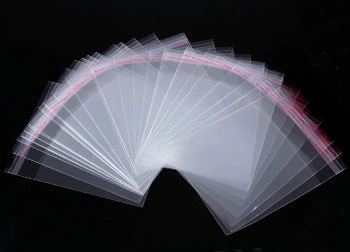 

300pcs/lot 20 size clear Self Adhesive Seal reusable bags Clear OPP Plastic for jewelry and gift Packaging Bags