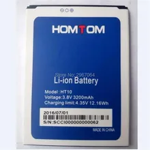 Mobile phone battery HOMTOM HT10 battery 3000mAh Mobile Accessories High capacit Original battery for HOMTOM phone battery