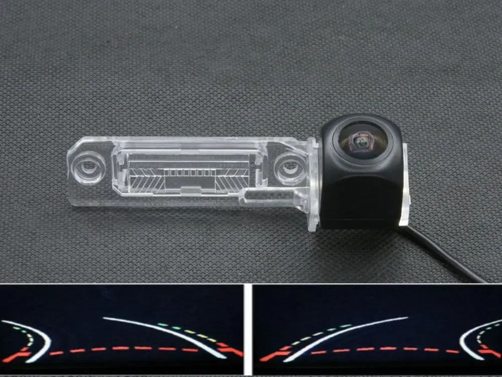 

1080P Fisheye Trajectory Tracks Car Parking Rear view Camera For Volkswagen Magotan Polo New Bora Golf Passat CC Touran Sagitar