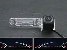1080P Fisheye Trajectory Tracks Car Parking Rear view Camera For Volkswagen Magotan Polo New Bora Golf Passat CC Touran Sagitar