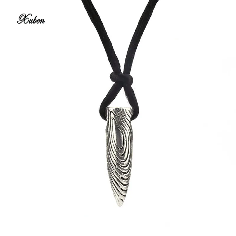 

Xuben new Rope cross chain bullet pendant necklaces For Women and man punk style colar pingente homem