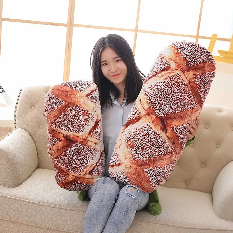 Домашний декор рисунком хлеба на диванную подушку, креативная забавная Шея подушка для тела с внутренняя подушка для сна, 50/70 см