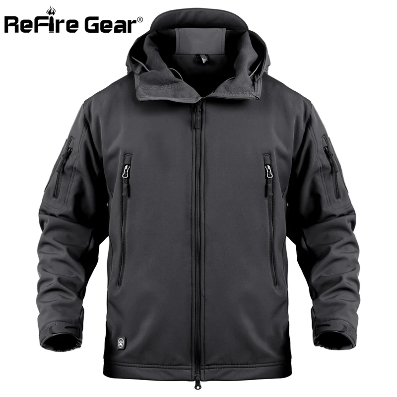 ReFire Gear Водонепроницаемая армейская тактическая куртка мужская камуфляжная
