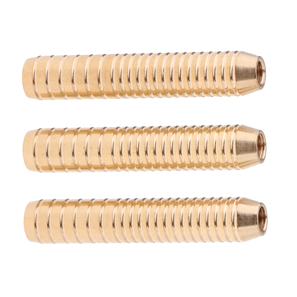 3pcs/Set Brass Dart Barrels Replacement 15 Gram for Soft/Steel Tip Darts Shaft Parts Accessories