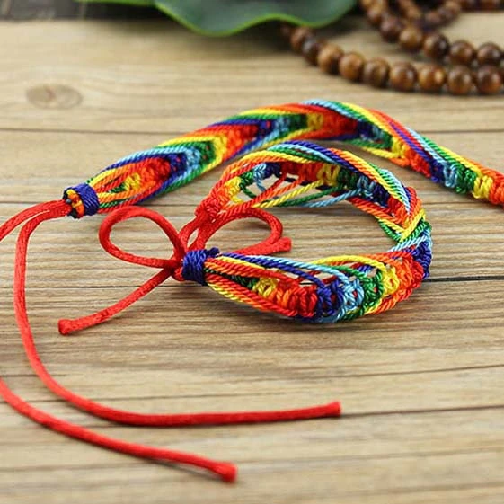 10 x Colourful Handmade Braided Cord Thread Women Friendship Adjustable  Bracelets Ankle Jewellery Accessories Gift - AliExpress
