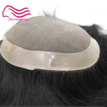 Тонкое моно с кожей вокруг, мужской парик для волос, замена волос мужской парик