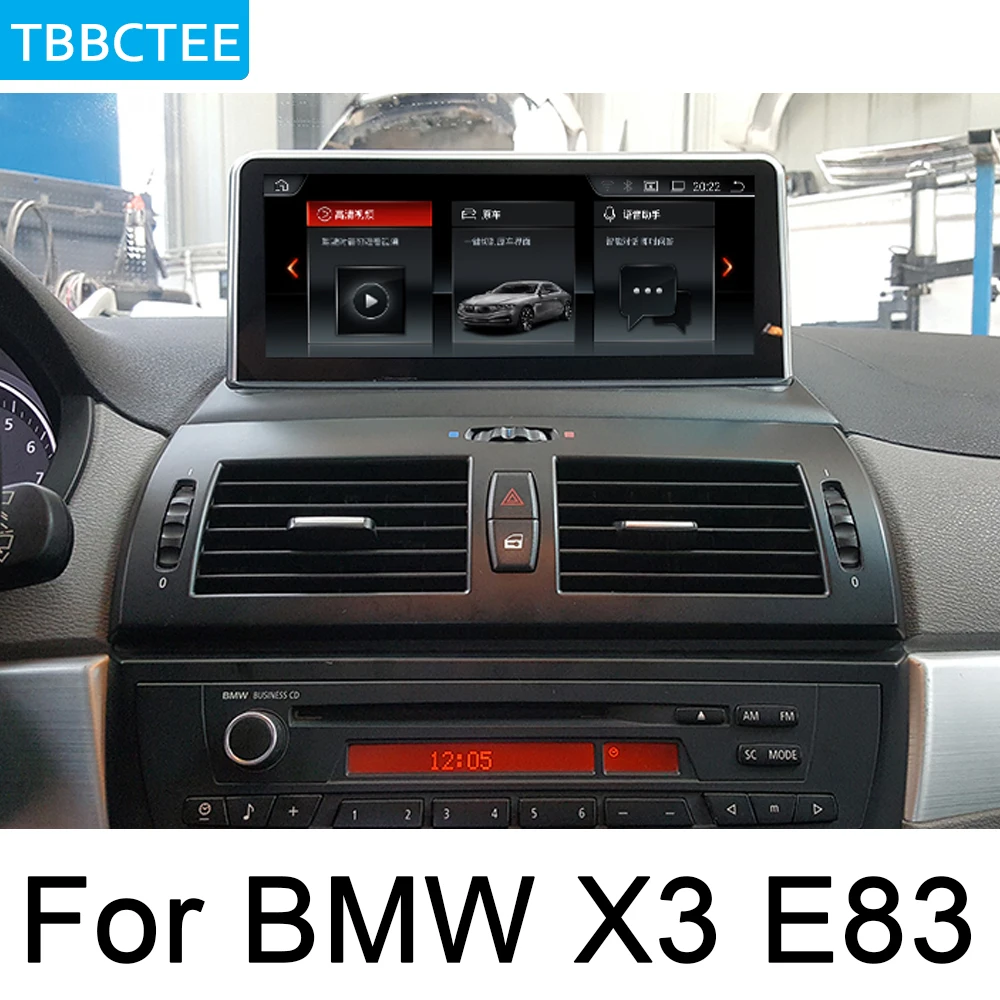 Для BMW X3 E83 2004~ 2010 автомобильный андроид мультимедийный проигрыватель сенсорный экран стерео дисплей навигация gps аудио радио медиа 2 Din WiFi