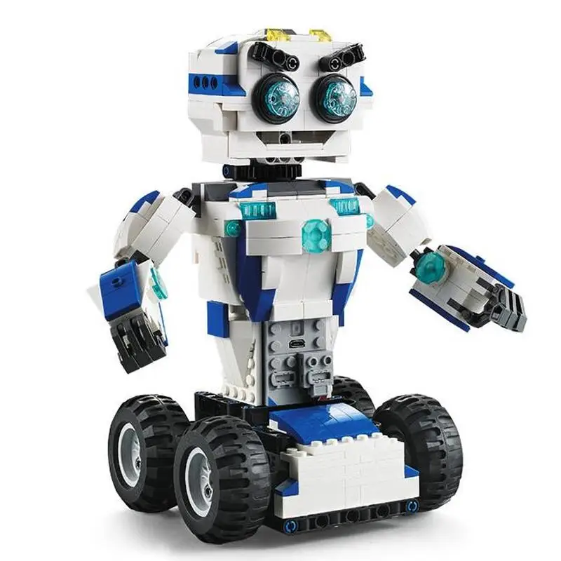 RC Remote Control Robot 2IN1 Transform Deformation Intelligent Robots DIY Toy Kids Present Educational Toys