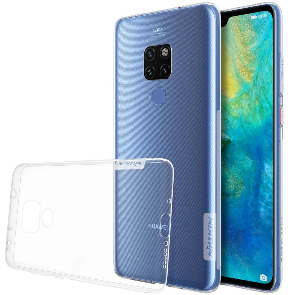 TPU чехол для huawei mate 20 6,53 дюймов Nillkin натуральный прозрачный мягкий Кремний Мягкий чехол huawei mate 20 чехол - Цвет: Transparent