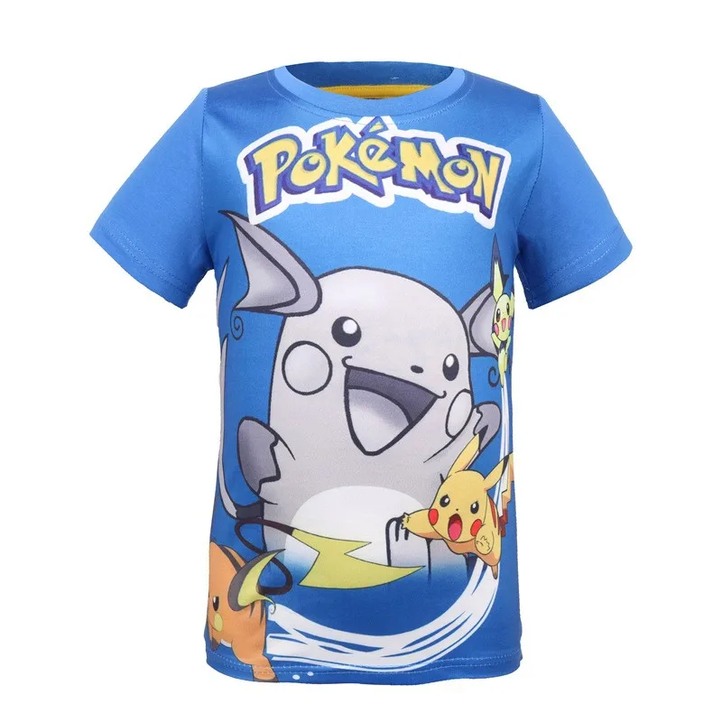 Murah Musim Panas Anak anak Celana Pendek T shirt Katun Pokemon Go Anak Laki laki Anak Perempuan Tops Tees Pikachu Kaos untuk 3 9years Bayi Laki laki Pakaian Murah Musim Panas Anak anak Celana Pendek T shirt Katun Pokemon Go Anak Laki laki Anak Perempuan Tops Tees Pikachu Kaos untuk 3 9years Bayi Laki laki Pakaian