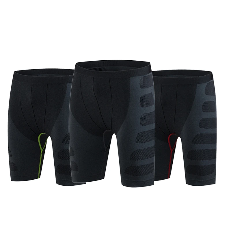 Athletic Men Legging Shorts Tight Gym Fitness Short for Men High