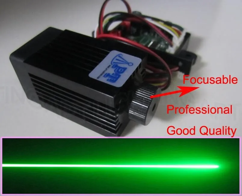 Фокусируемое качество супер стабильный 200 мВт 532нм зеленый лазерный модуль сценический светильник лазерный диод RGB компактный дизайн/TT L DC 12V luces laze