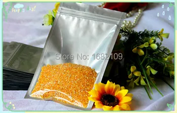 

12cm*18cm+3.5CM,100pcs zip lock Seal aluminum foil bag,wholesae free shipping