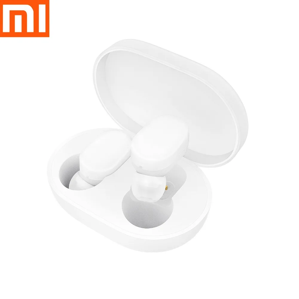 Xiaomi AirDots Bluetooth наушники гарнитура TWS наушники Handsfree стерео Бас BT 5,0 с микрофоном Smart AI управление