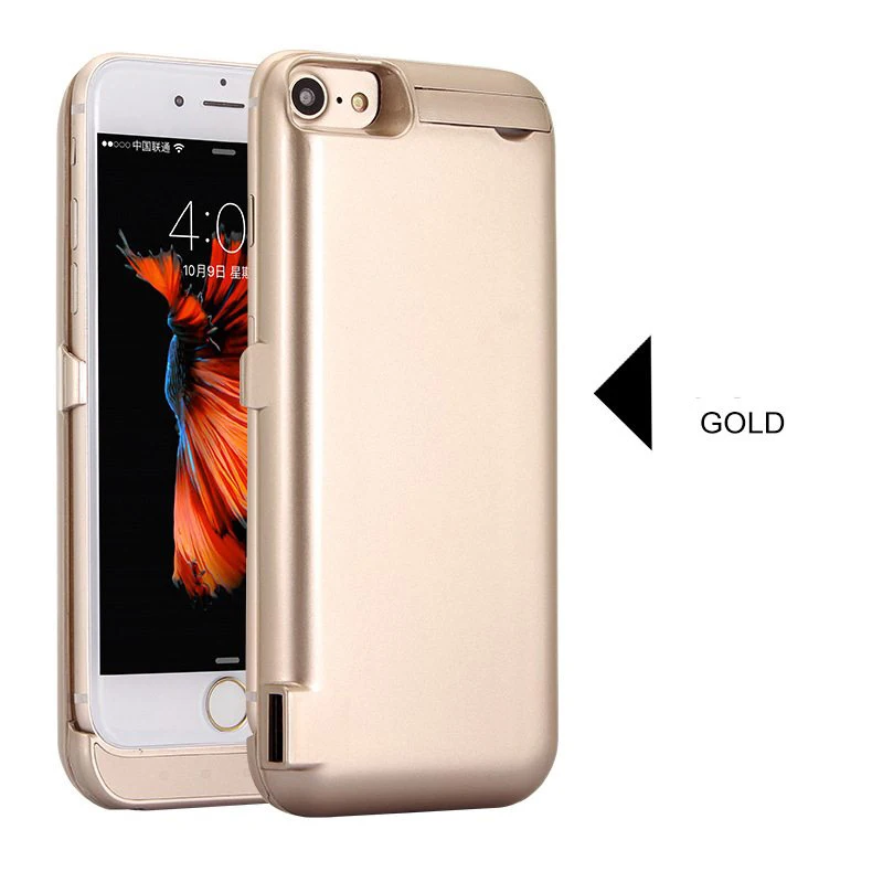Чехол аккумулятор для iphone 6 6s 7 8 10000 мАч зарядный чехол Plus зарядного