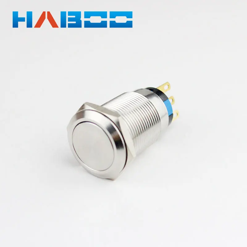 

1pcs shipping free 2NO+2NC metal push button switch latching anti-vandal waterproof switch 3A 250V