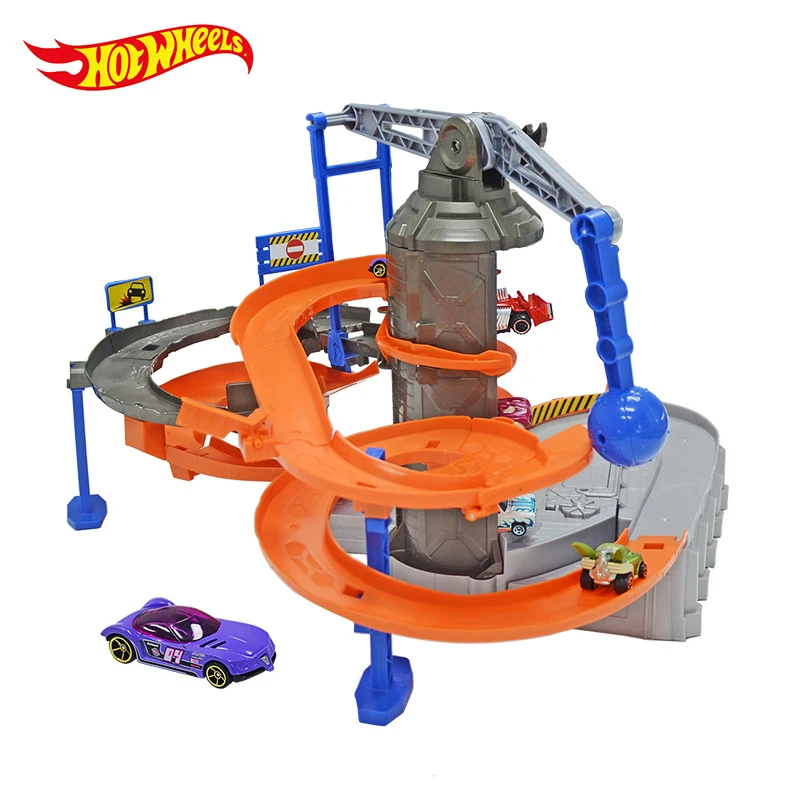 Hot Wheels городское приключение электрическая сцена трек набор DPD88 развивающая