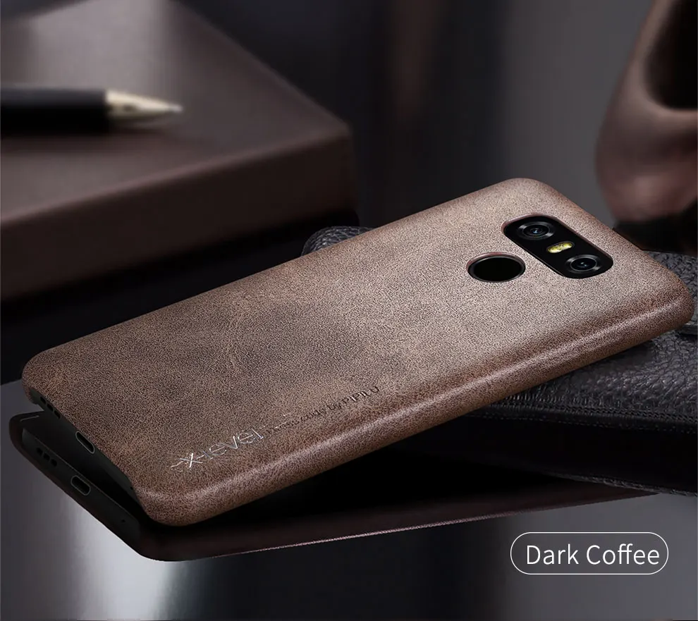 Для LG V20 чехол для телефона X-Level винтажный роскошный кожаный Ретро ультра тонкий защитный чехол для LG V50 ThinQ задняя крышка чехол мягкий PU